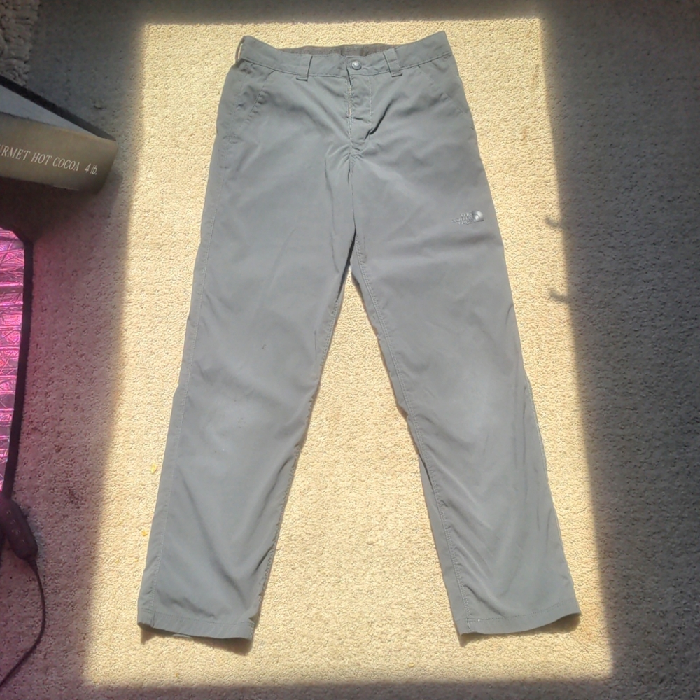 The North Face Grey Hiking Pants For Boys